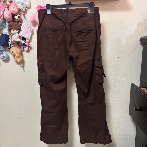 The North Face Brown Cargo y2k Pants Size 10 Short - Picture 6 of 10